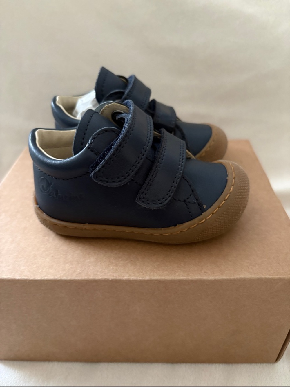 NWT NATURINO COCOON VL Leather first step shoes in Navy - Picture 10 of 15